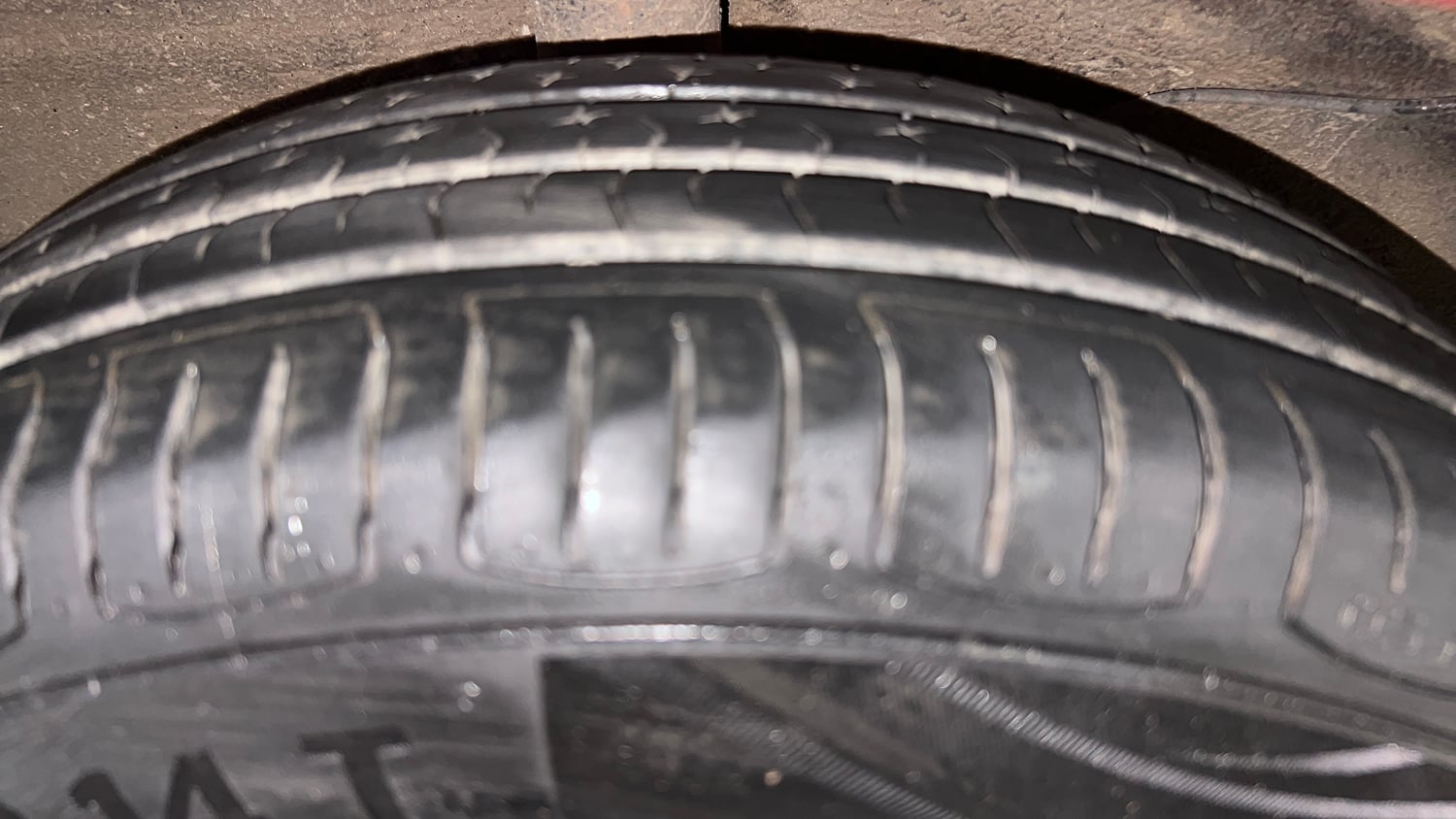 Used 2018 Hyundai Santro Asta Petrol Manual tyres RIGHT REAR TYRE TREAD VIEW