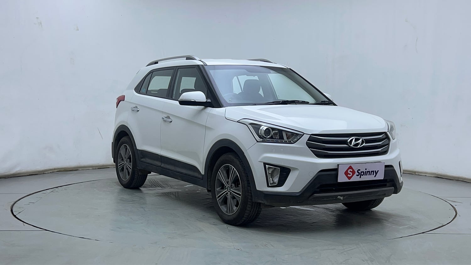 Used 2016 Hyundai Creta 1.6 SX Plus AT Petrol Petrol Automatic exterior RIGHT FRONT CORNER VIEW