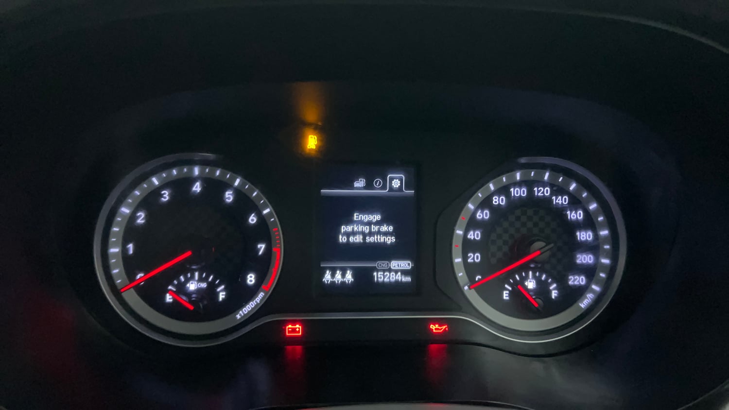 Used 2026 Hyundai Grand i10 Nios Sportz 1.2 Hy-CNG Duo Cng Manual interior CLUSTERMETER VIEW