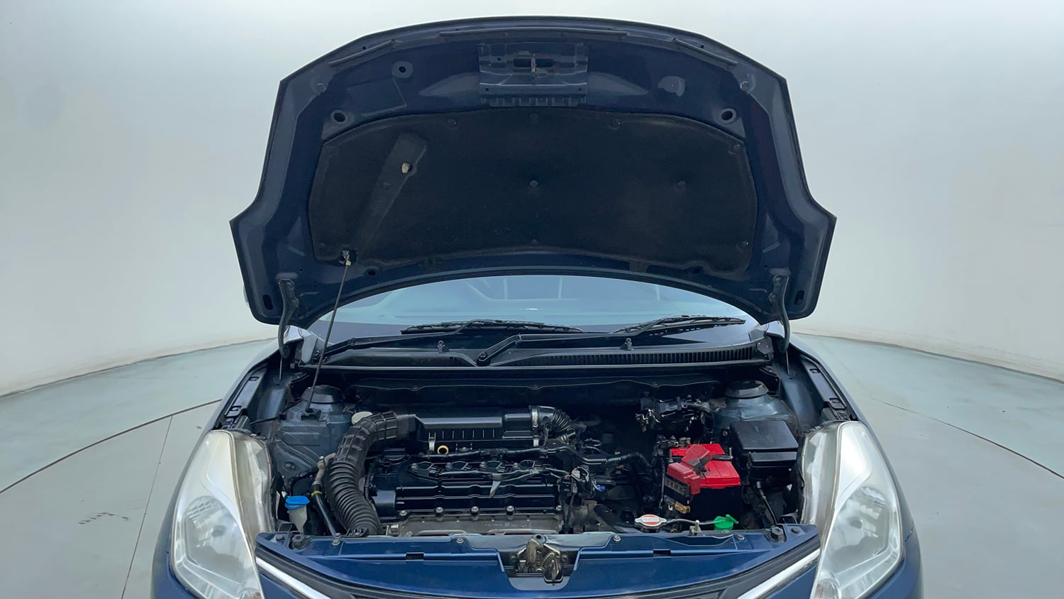 Used 2017 Maruti Suzuki Baleno Zeta 1.2 AT Petrol Automatic engine ENGINE & BONNET OPEN FRONT VIEW