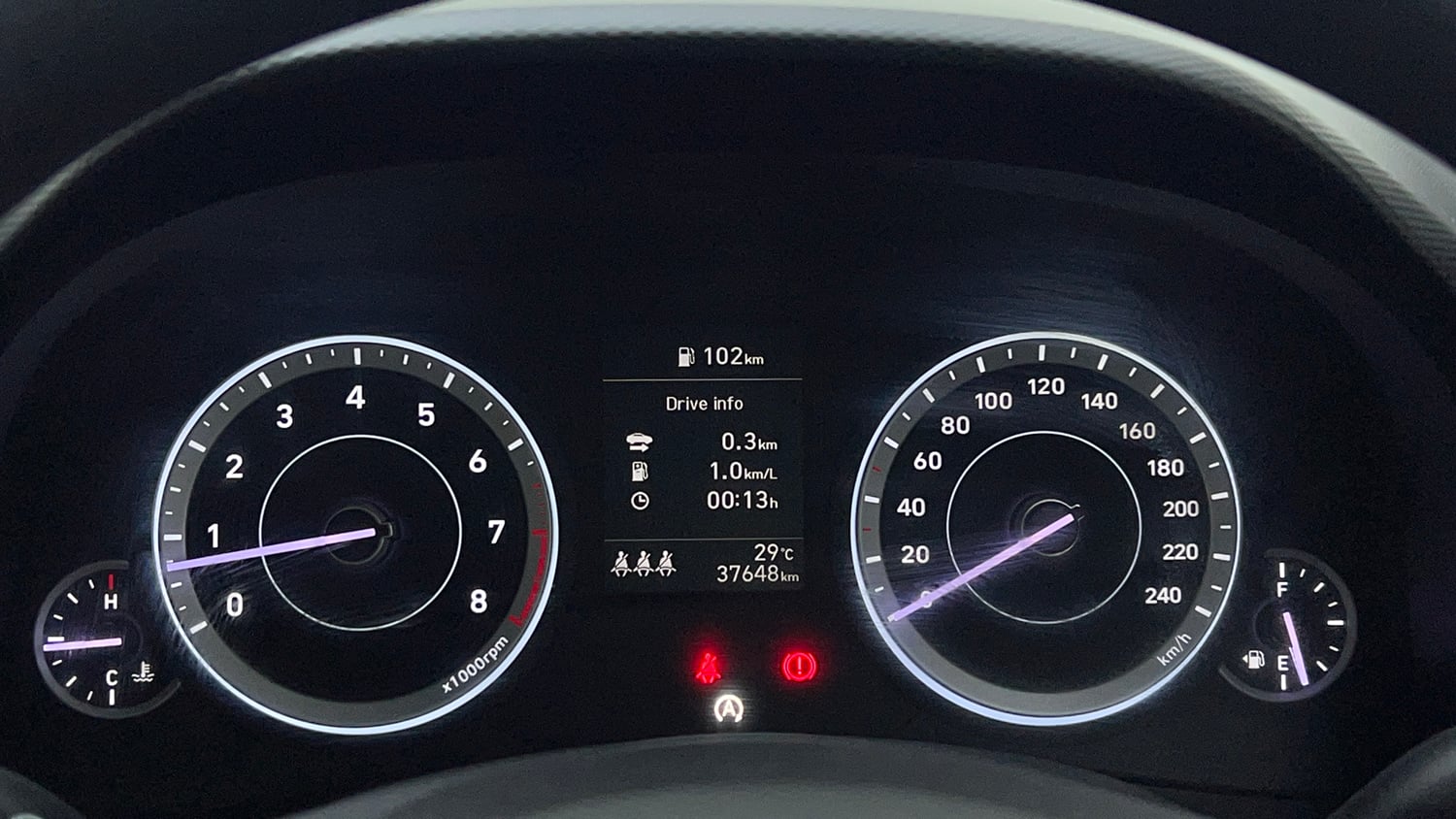 Used 2023 Hyundai Creta S Plus 1.5 Petrol Knight Petrol Manual interior CLUSTERMETER VIEW