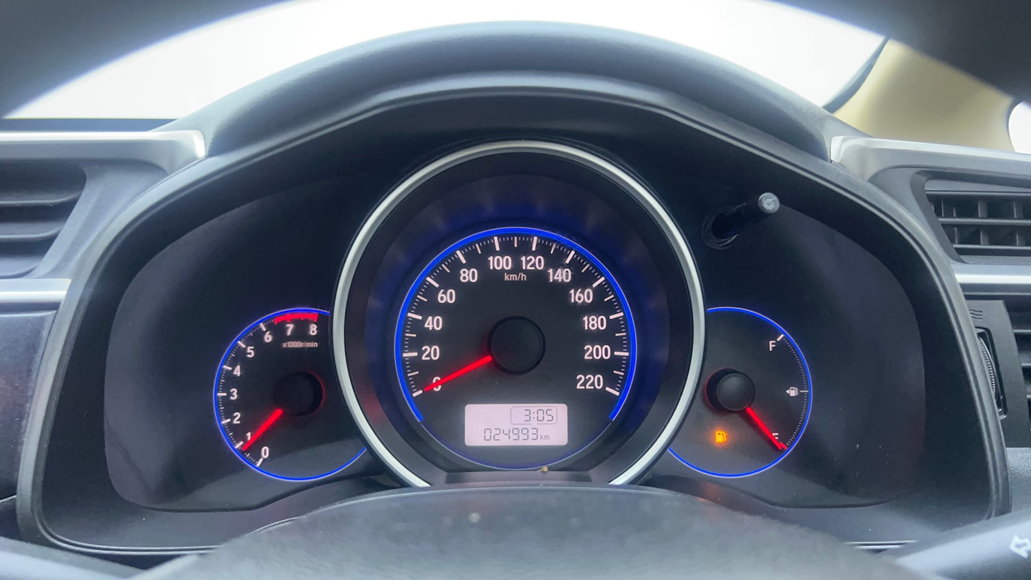 Used 2016 Honda Jazz S Petrol Petrol Manual interior CLUSTERMETER VIEW
