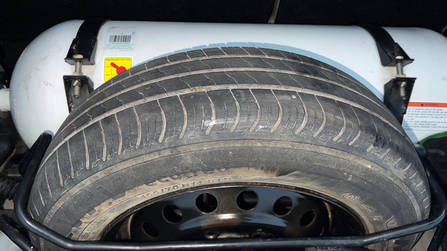 Used 2022 Maruti Suzuki Wagon R VXI 1.0 CNG Cng Manual tyres SPARE TYRE VIEW