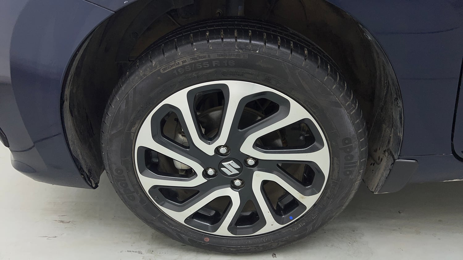 Used 2024 Maruti Suzuki Baleno Alpha AGS Petrol Automatic tyres LEFT FRONT TYRE RIM VIEW