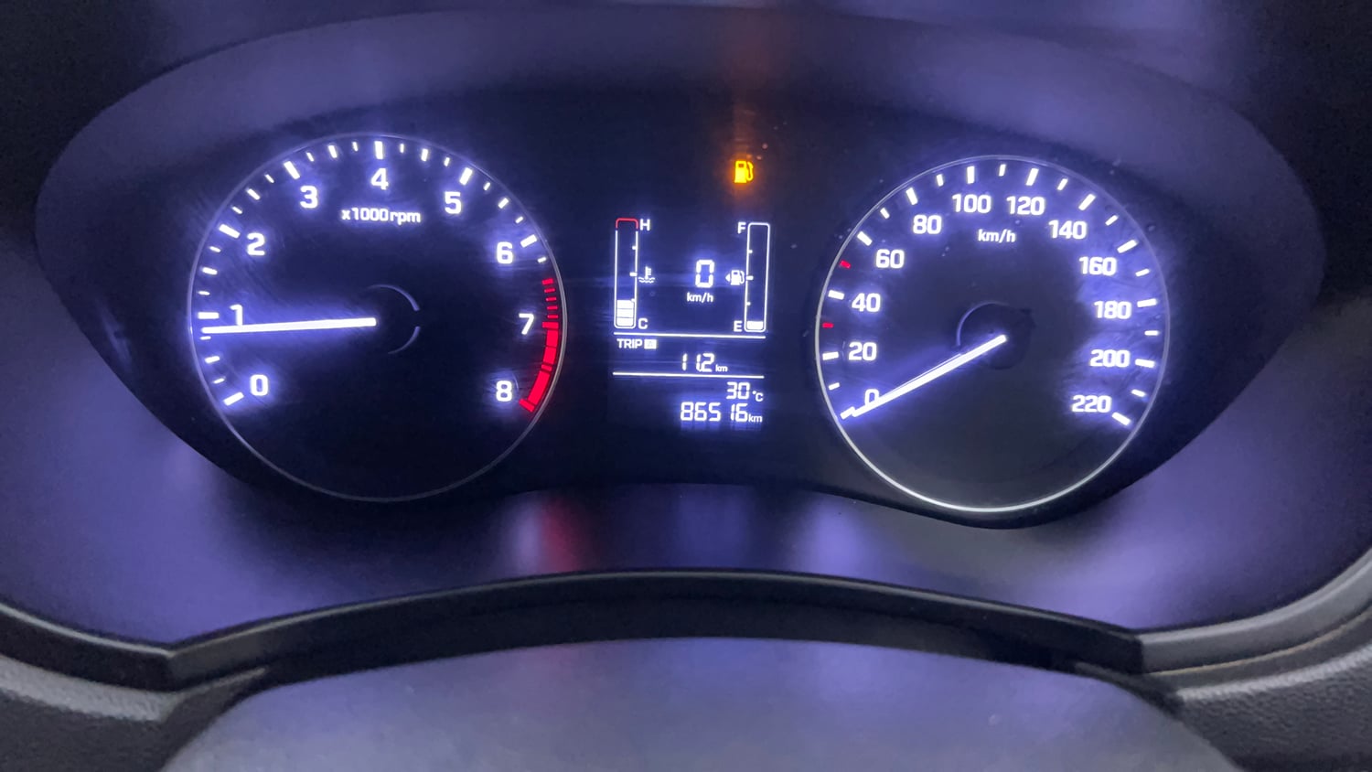 Used 2017 Hyundai i20 Active 1.2 S Petrol Manual interior CLUSTERMETER VIEW