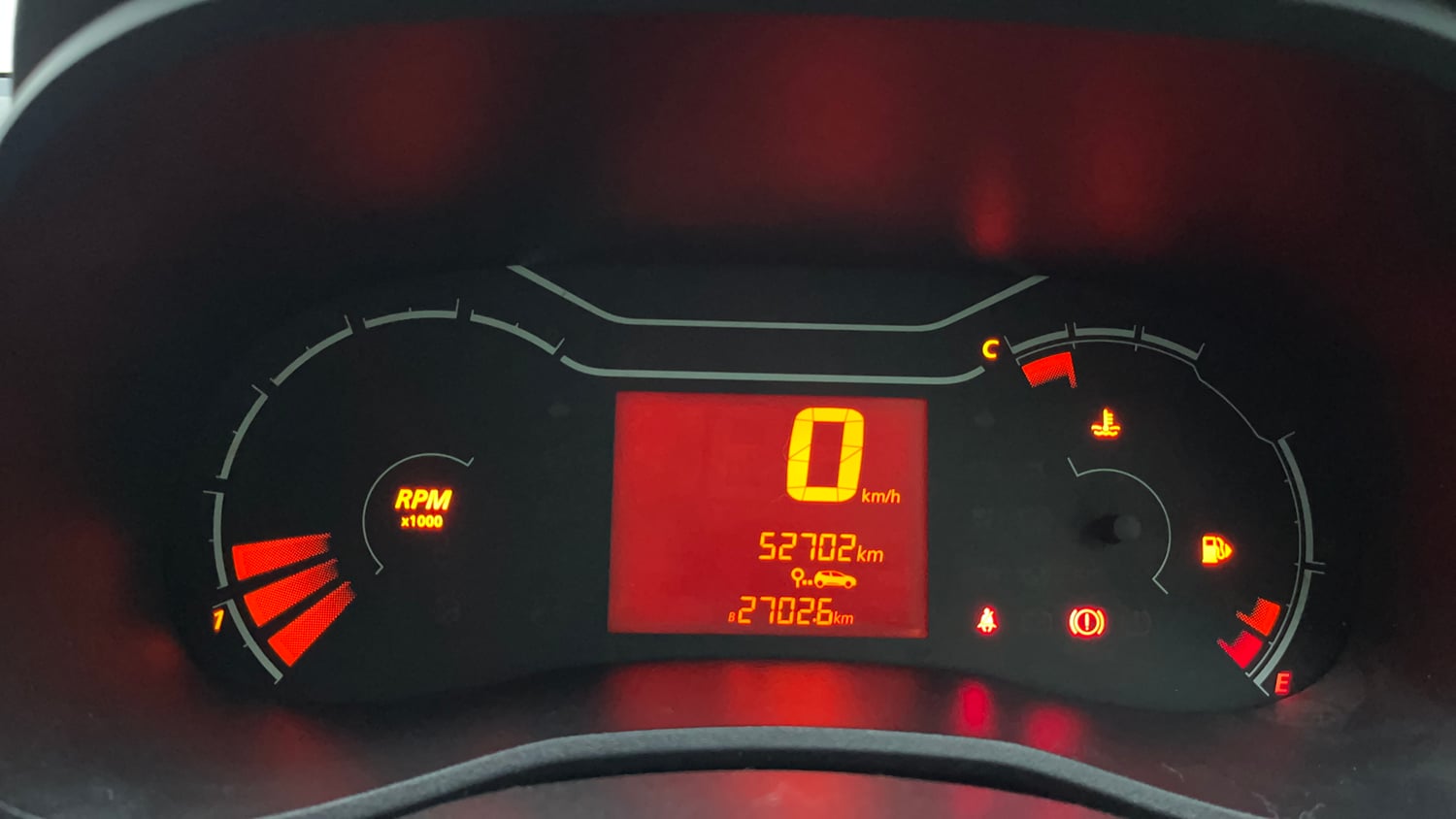 Used 2021 Renault Kwid RXL Petrol Manual interior CLUSTERMETER VIEW