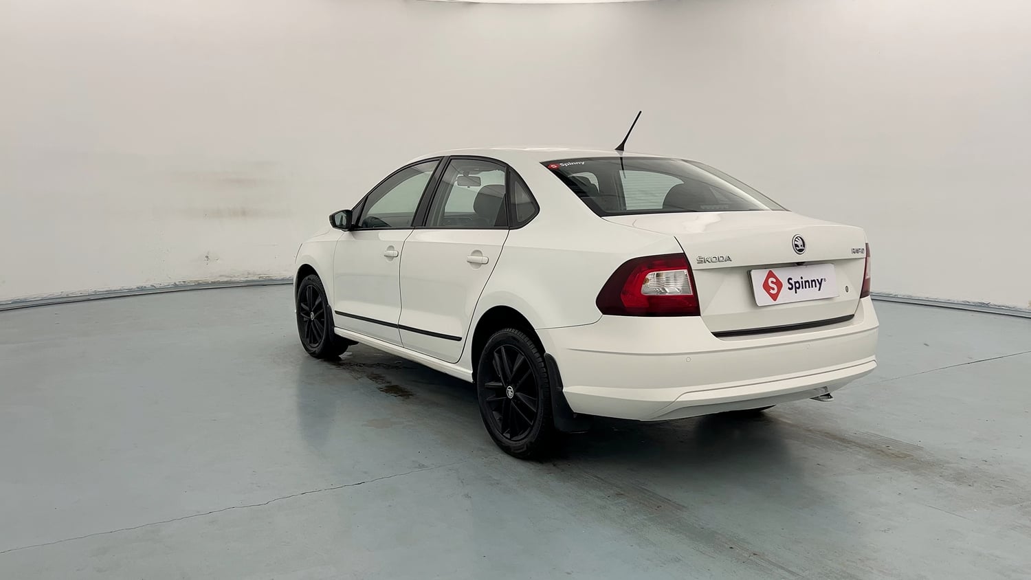Used 2021 Skoda Rapid Ambition Petrol Manual exterior LEFT REAR CORNER VIEW