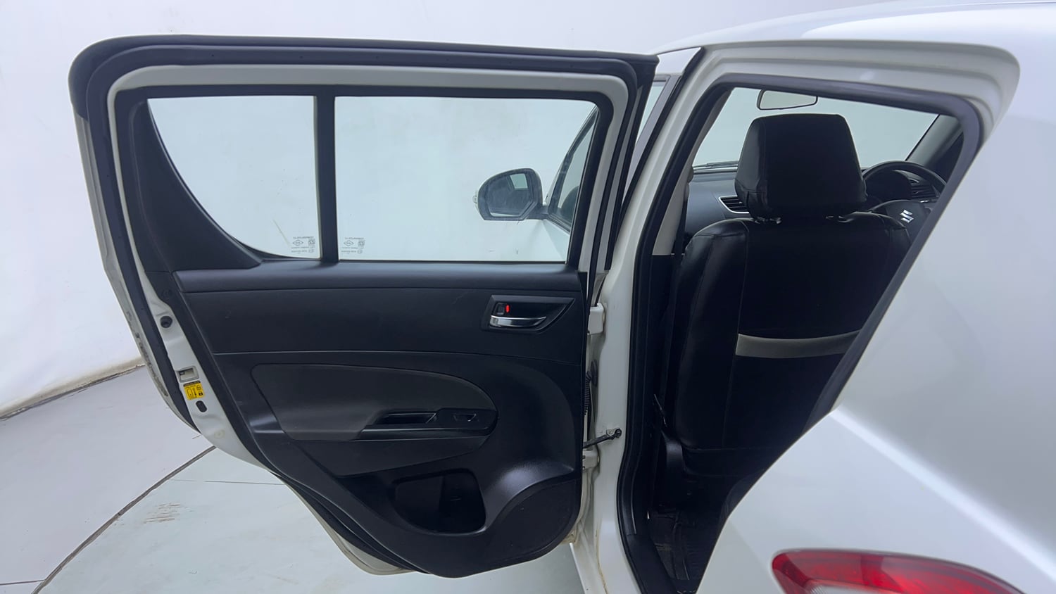 Used 2013 Maruti Suzuki Swift VXi Petrol Manual interior LEFT REAR DOOR OPEN VIEW