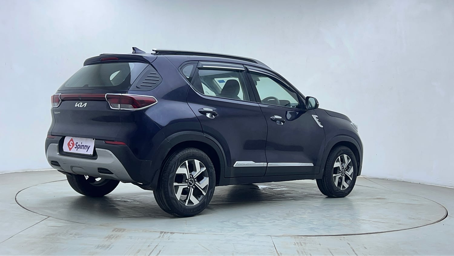 Used 2023 Kia Sonet HTK Plus 1.2 Petrol Manual exterior RIGHT REAR CORNER VIEW