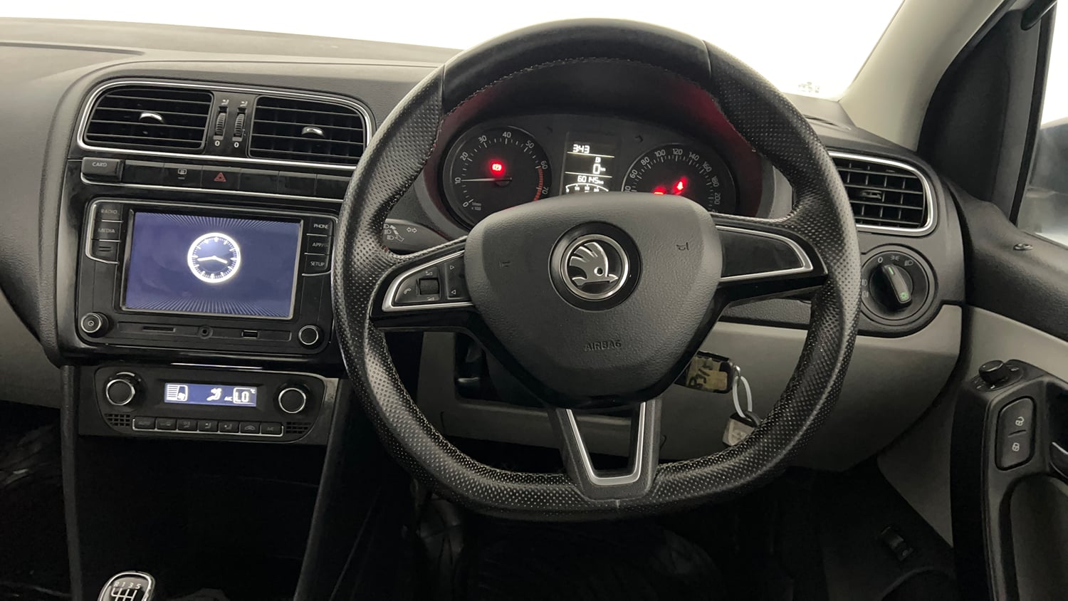 Used 2021 Skoda Rapid Ambition Petrol Manual interior STEERING VIEW