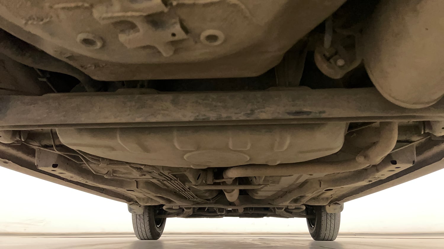 Used 2023 Tata Tiago XZ Plus CNG Cng Manual extra REAR UNDERBODY VIEW (TAKEN FROM REAR)