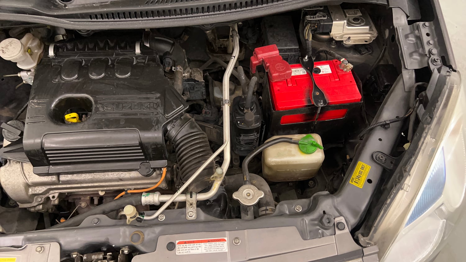 Used 2018 Maruti Suzuki Wagon R 1.0 VXI AMT Petrol Automatic engine ENGINE LEFT SIDE VIEW