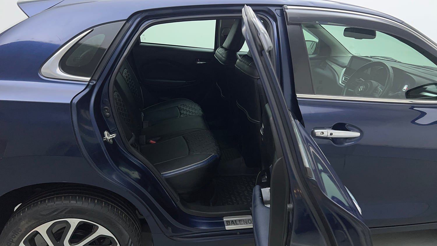 Used 2024 Maruti Suzuki Baleno Alpha AGS Petrol Automatic interior RIGHT SIDE REAR DOOR CABIN VIEW