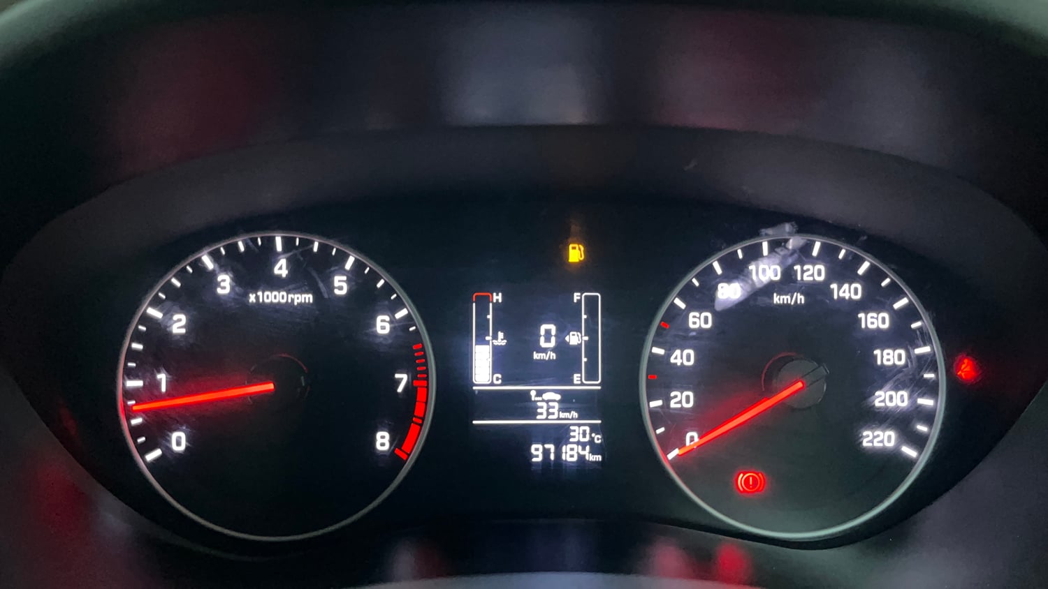Used 2020 Hyundai Elite i20 Sportz Plus 1.2 Petrol Manual interior CLUSTERMETER VIEW
