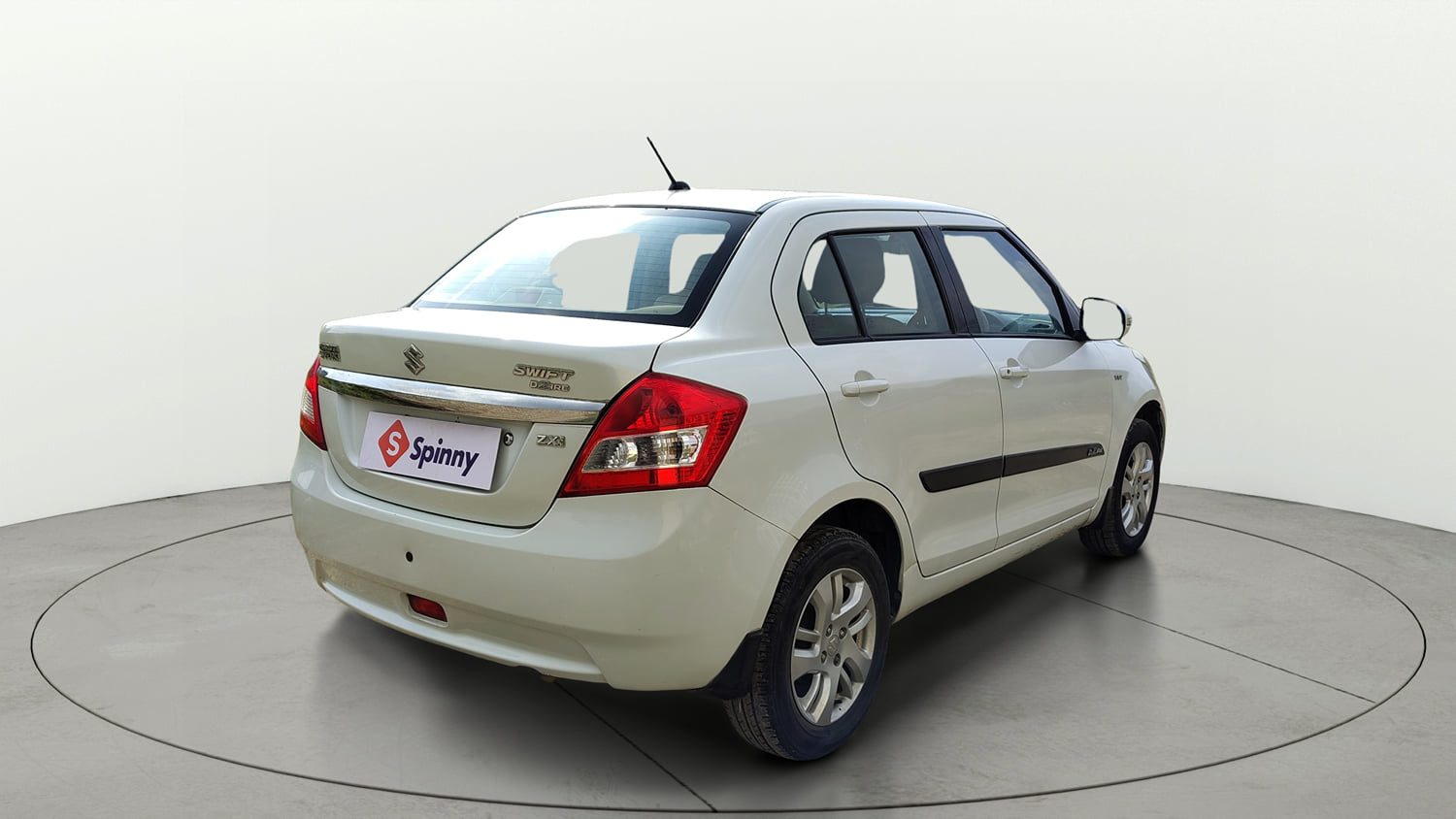 Used 2012 Maruti Suzuki Swift Dzire ZXI Petrol Manual exterior RIGHT REAR CORNER VIEW