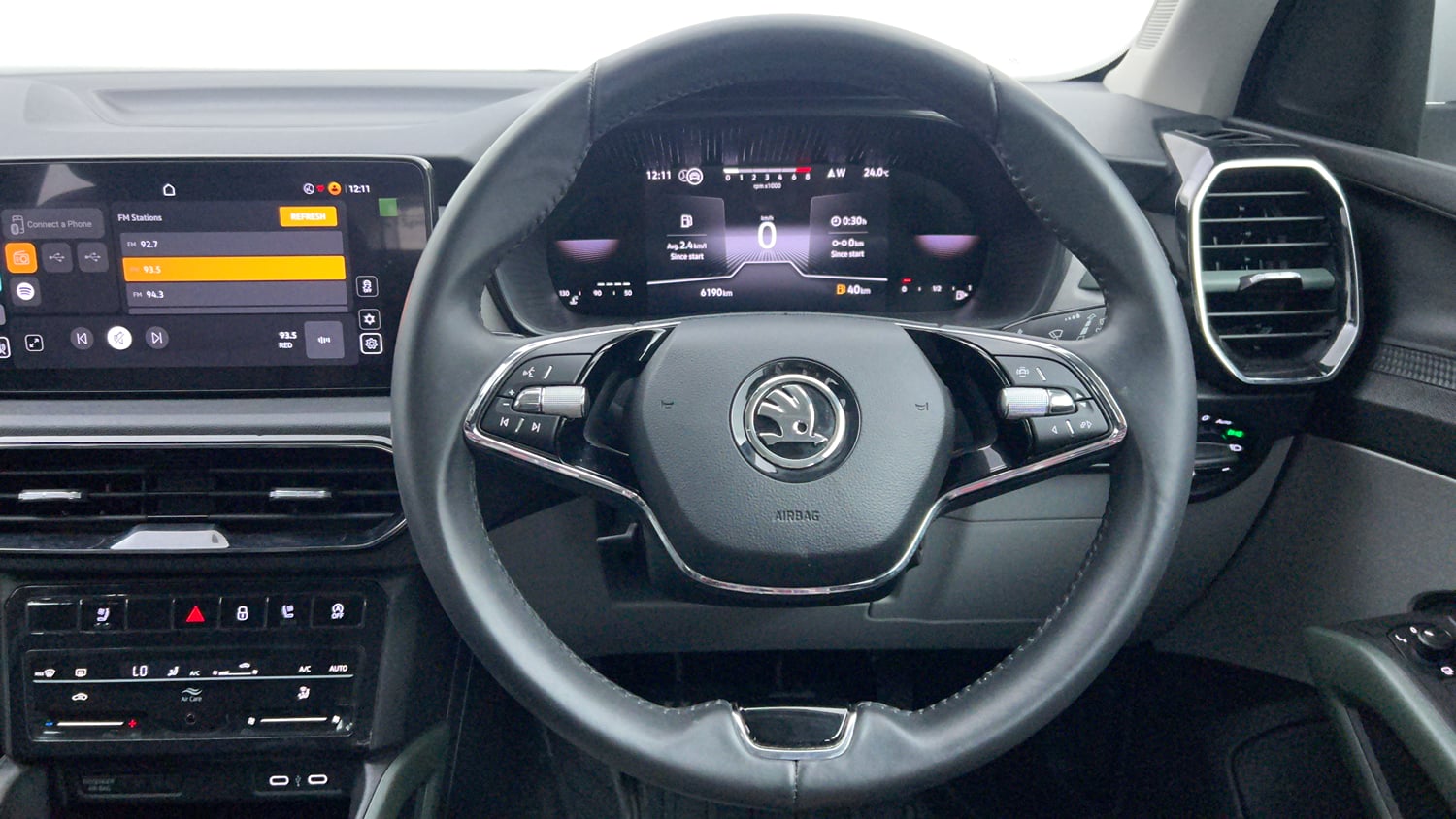 Used 2026 Skoda Kylaq Prestige+ 1.0 TSI MT Petrol Manual interior STEERING VIEW