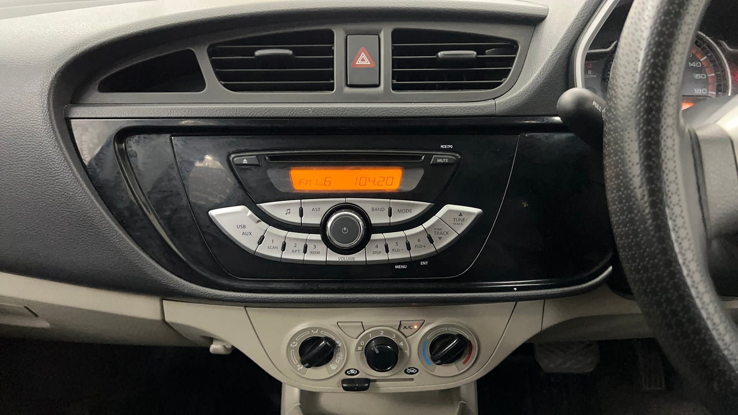 Used 2017 maruti-suzuki Alto K10 VXi (O) AMT Petrol Automatic interior MUSIC SYSTEM & AC CONTROL VIEW