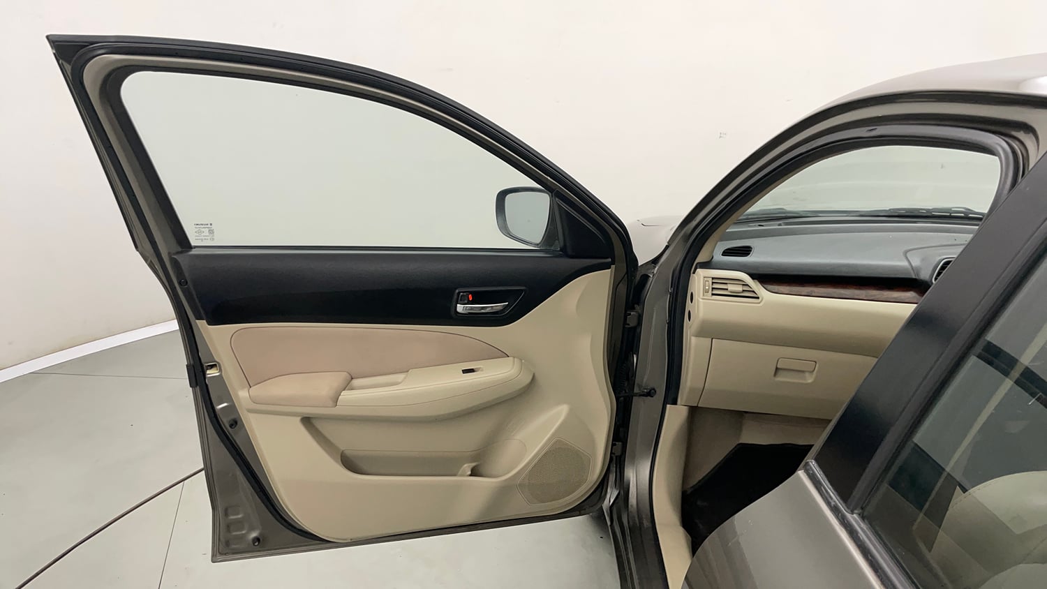 Used 2018 Maruti Suzuki Dzire VXi Petrol Manual interior LEFT FRONT DOOR OPEN VIEW