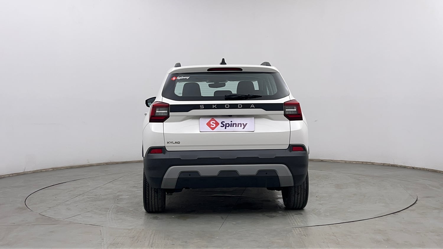 Used 2026 Skoda Kylaq Prestige+ 1.0 TSI MT Petrol Manual exterior BACK VIEW