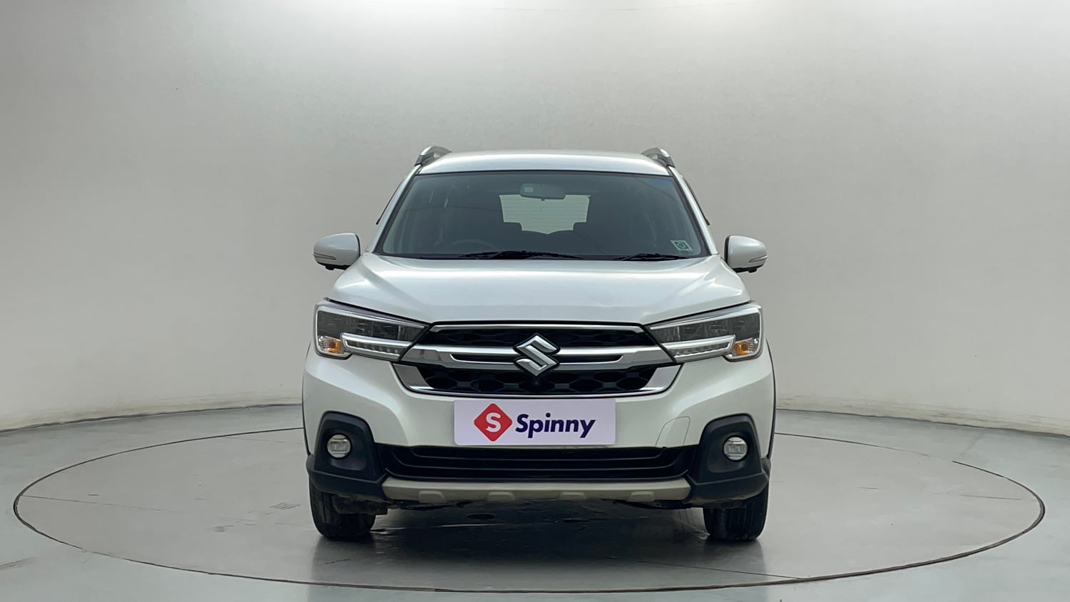 Used 2022 Maruti Suzuki XL6 Alpha Plus AT Petrol Petrol Automatic exterior FRONT VIEW