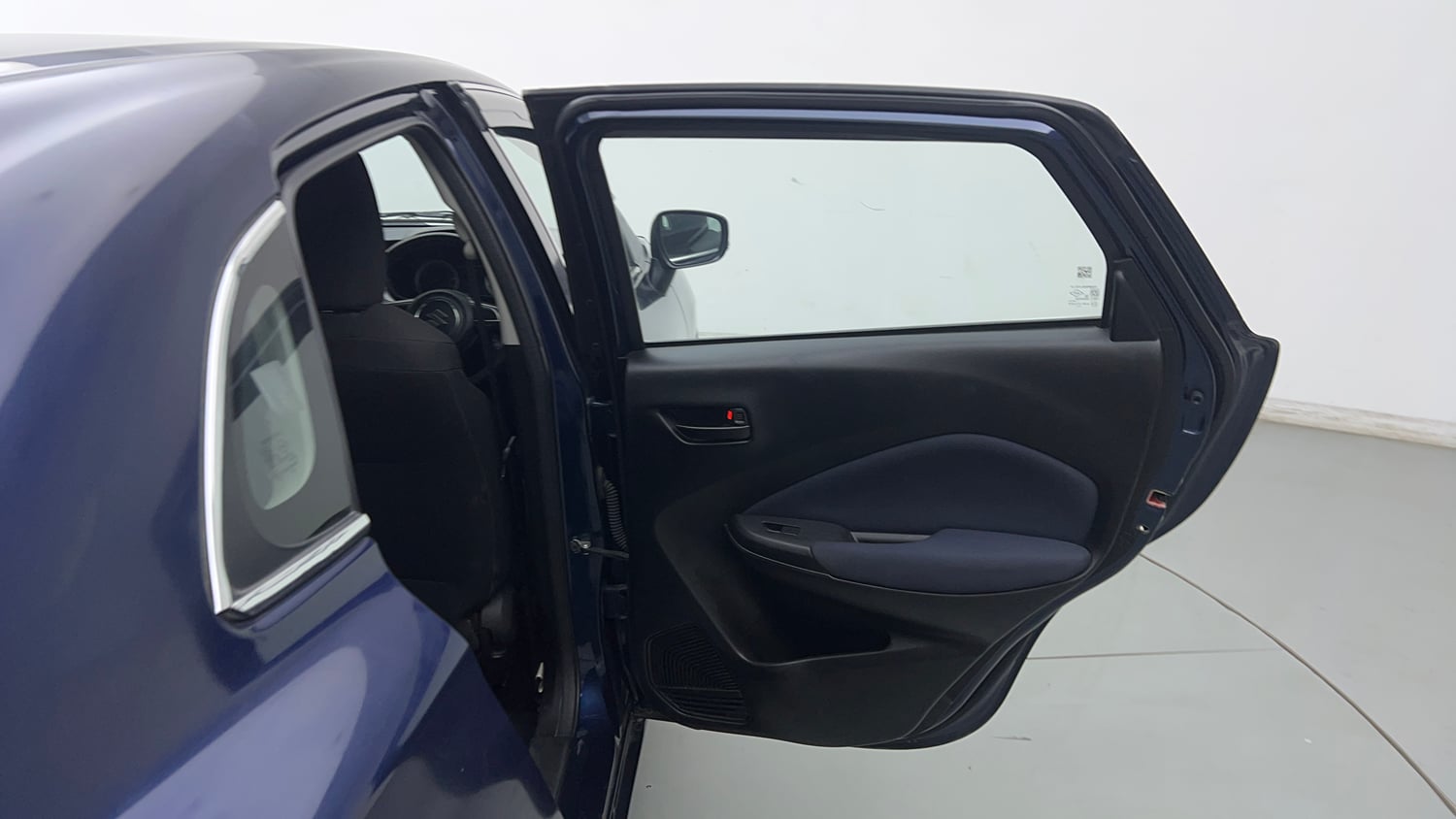 Used 2022 Maruti Suzuki Baleno Delta MT Petrol Manual interior RIGHT REAR DOOR OPEN VIEW