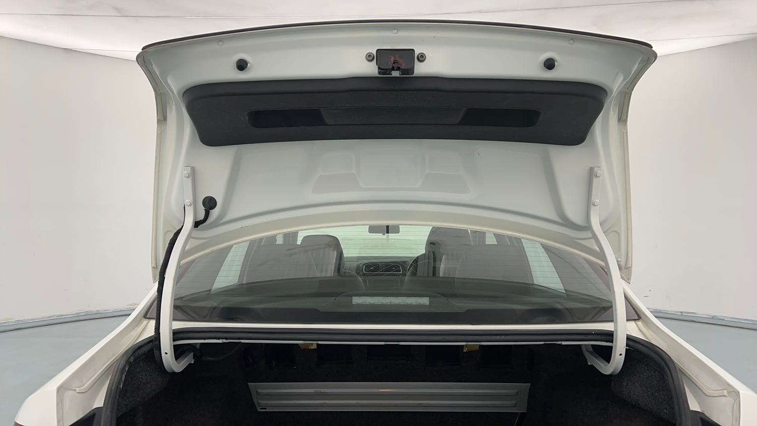 Used 2021 Skoda Rapid Ambition Petrol Manual interior DICKY DOOR OPEN VIEW