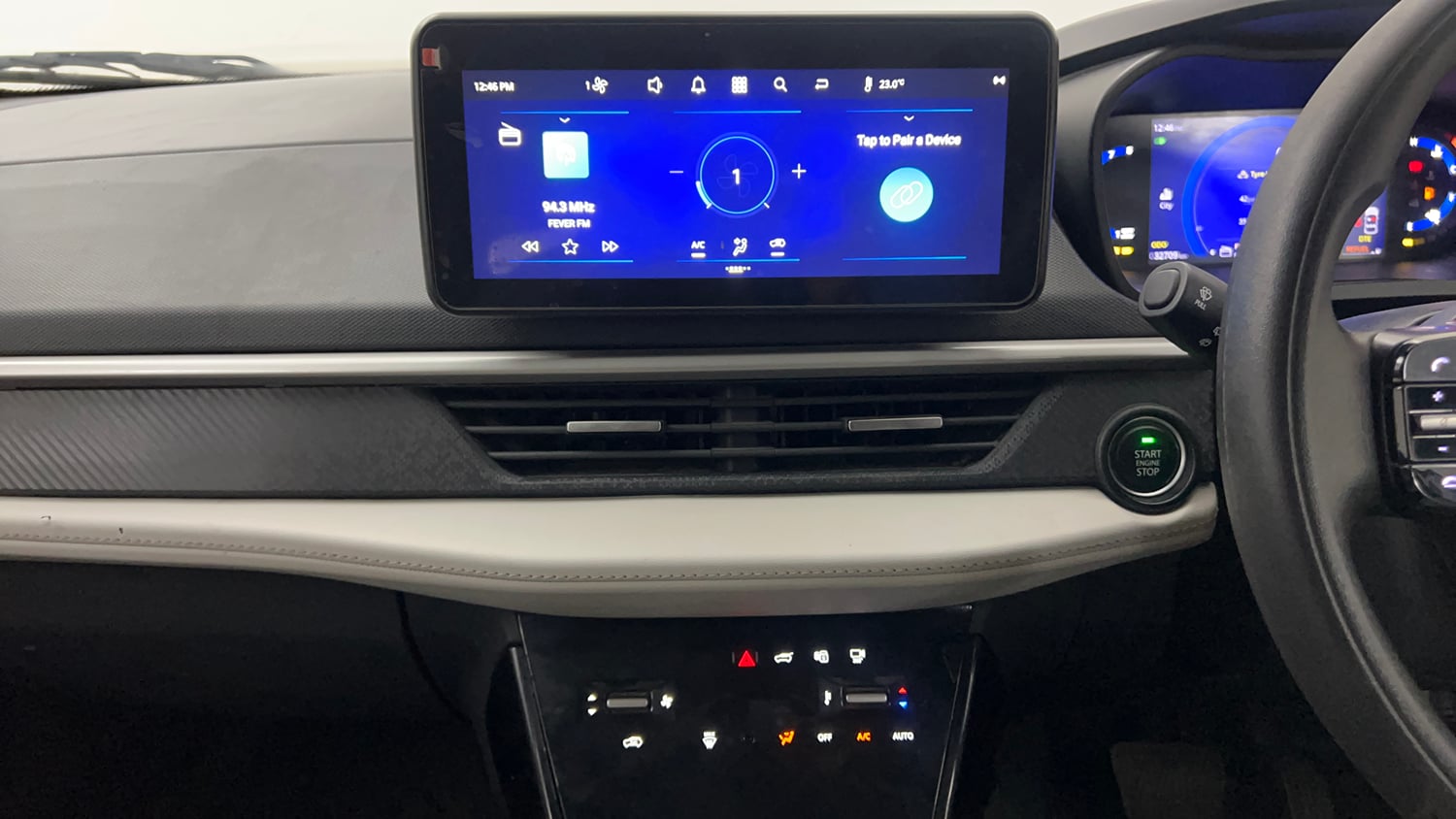 Used 2024 Tata Nexon Creative Plus S 1.2 Revotron Petrol 6AMT Petrol Automatic interior MUSIC SYSTEM & AC CONTROL VIEW