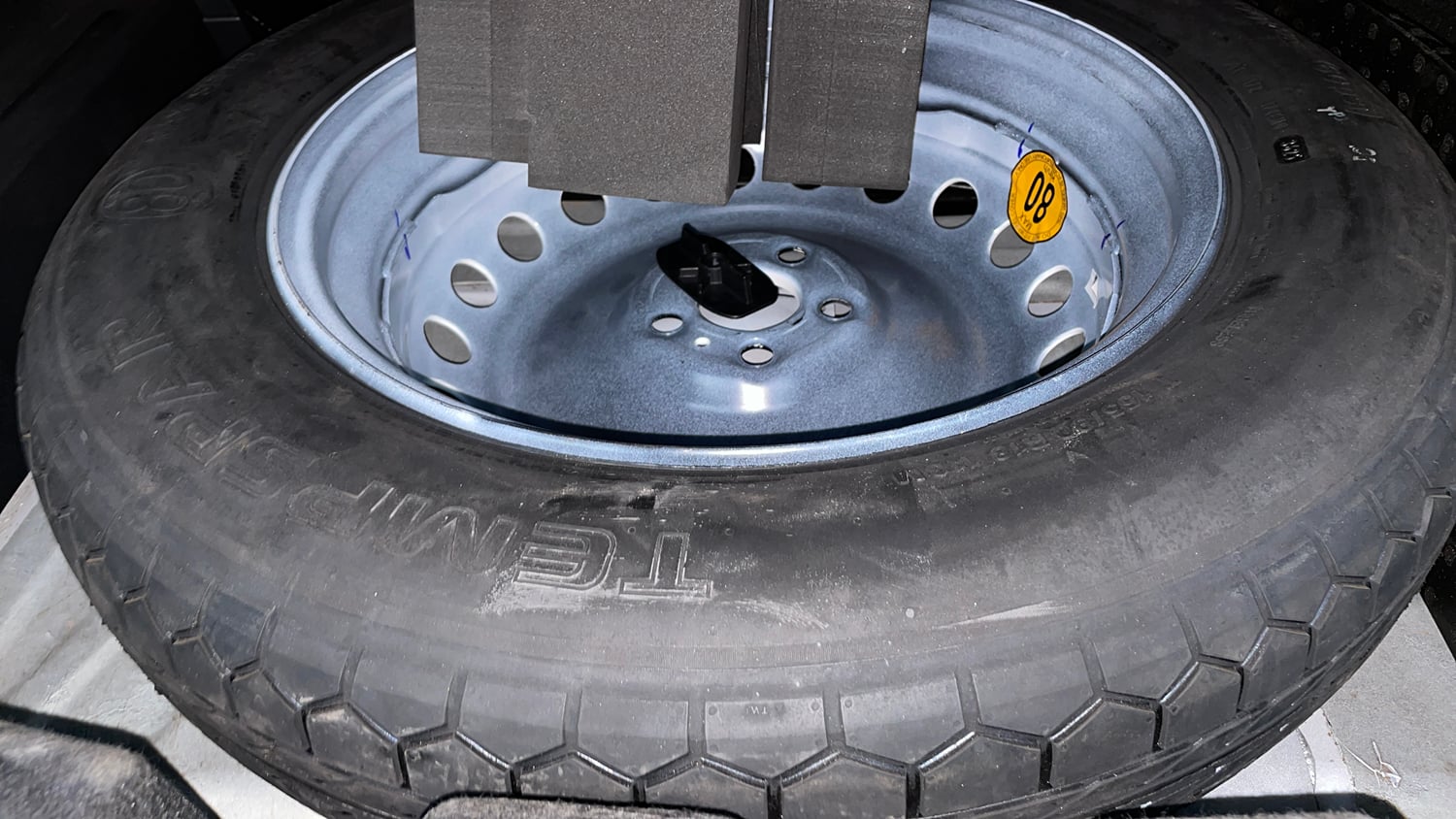 Used 2026 Tata Harrier EV Fearless + 75 Electric Automatic tyres SPARE TYRE VIEW