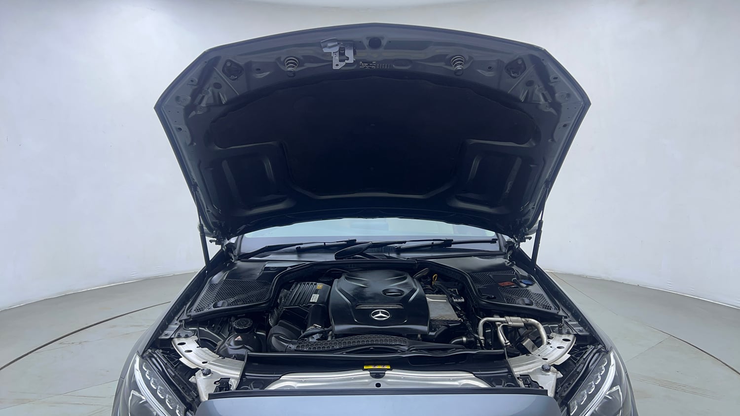 Used 2017 Mercedes-Benz C-Class C 200 Avantgarde Petrol Automatic engine ENGINE & BONNET OPEN FRONT VIEW