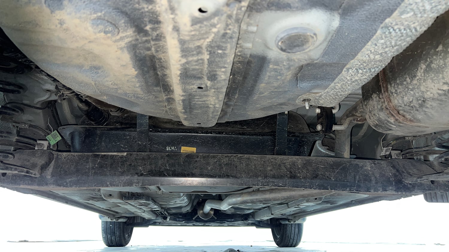 Used 2024 Hyundai Grand i10 Nios Sportz 1.2 Kappa VTVT Petrol Manual extra REAR UNDERBODY VIEW (TAKEN FROM REAR)