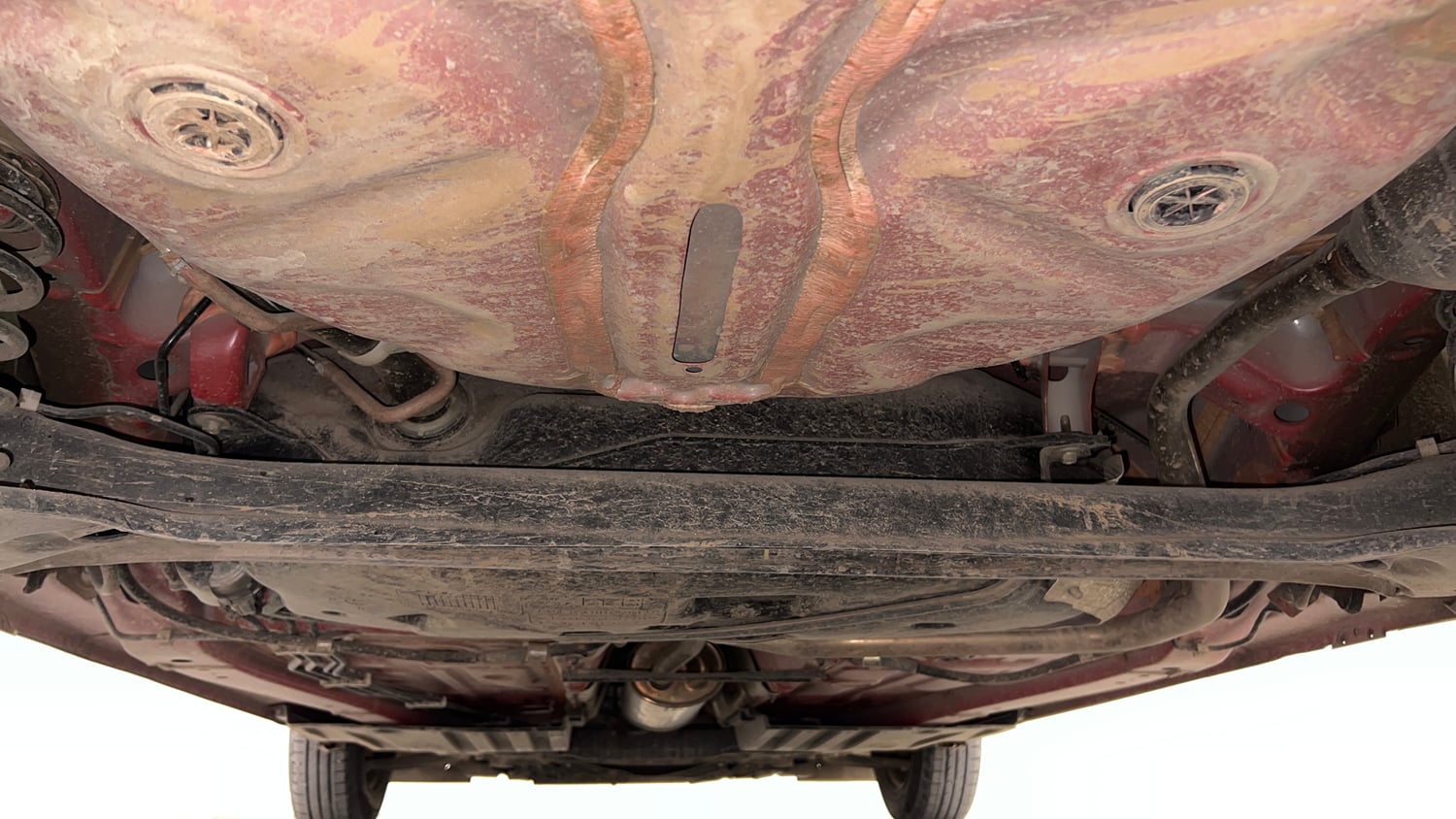 Used 2023 Maruti Suzuki Swift VXi AMT Petrol Automatic extra REAR UNDERBODY VIEW (TAKEN FROM REAR)