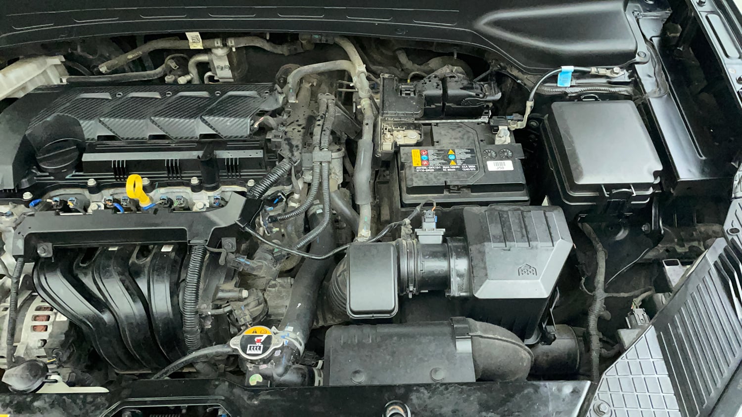 Used 2024 Hyundai Creta SX 1.5 Petrol Petrol Manual engine ENGINE LEFT SIDE VIEW