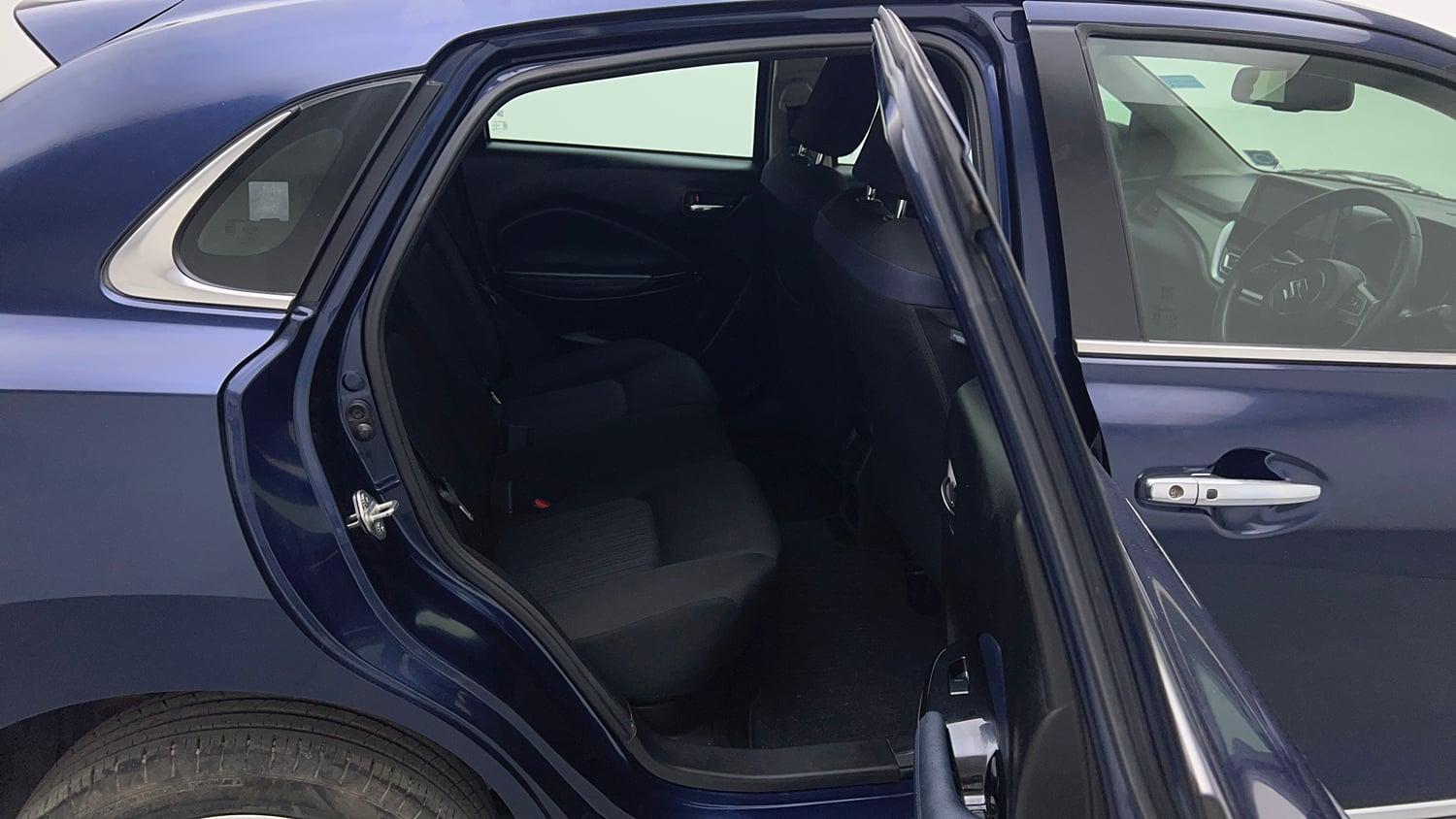 Used 2024 Maruti Suzuki Baleno Alpha AGS Petrol Automatic interior RIGHT SIDE REAR DOOR CABIN VIEW