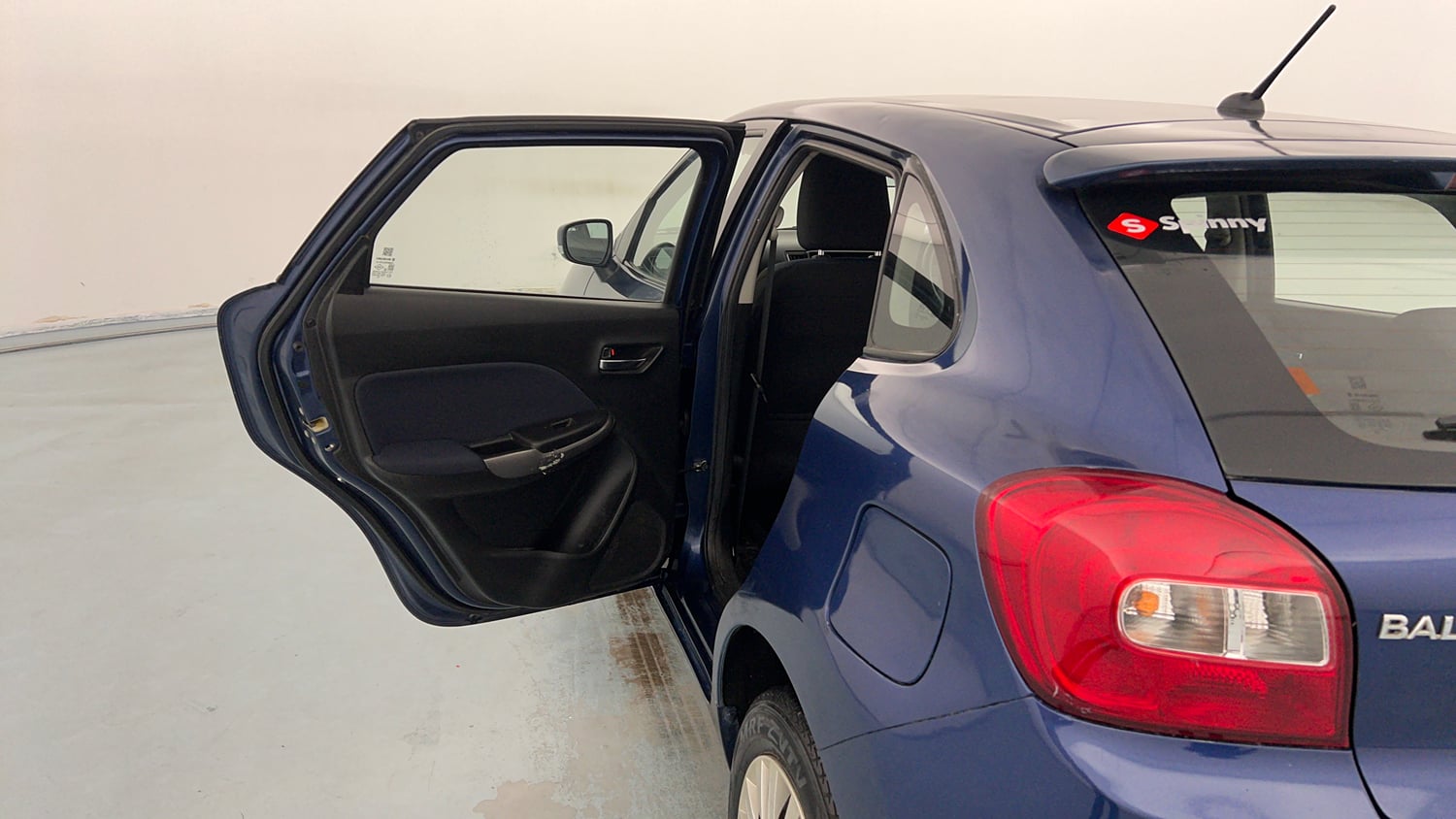 Used 2019 Maruti Suzuki Baleno Delta Petrol Manual interior LEFT REAR DOOR OPEN VIEW