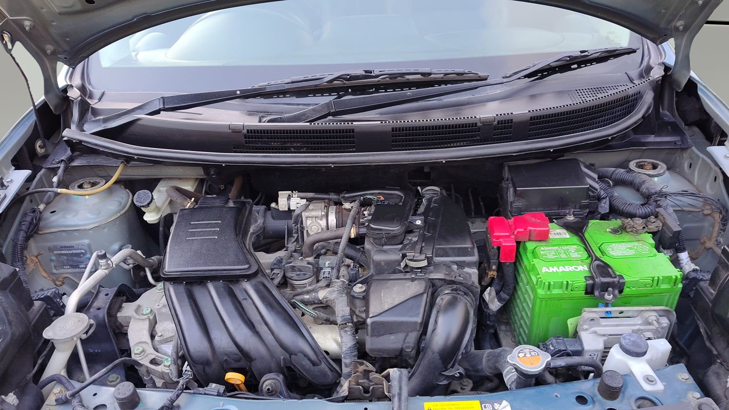 Used 2018 Nissan Micra XV CVT Petrol Automatic engine ENGINE & BONNET OPEN FRONT VIEW