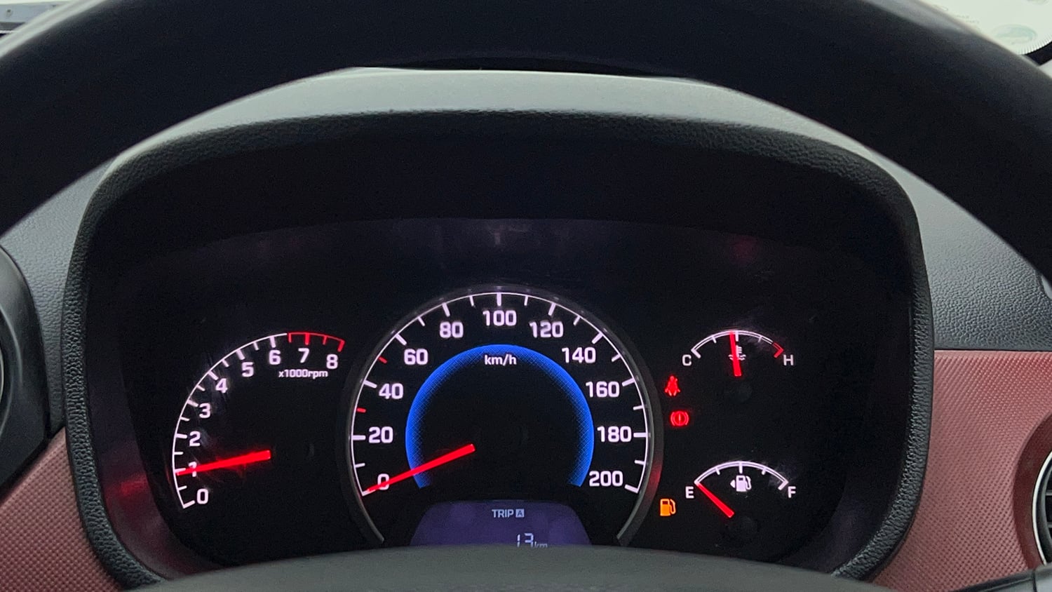Used 2016 Hyundai Grand i10 Anniversary Edition Petrol Manual interior CLUSTERMETER VIEW