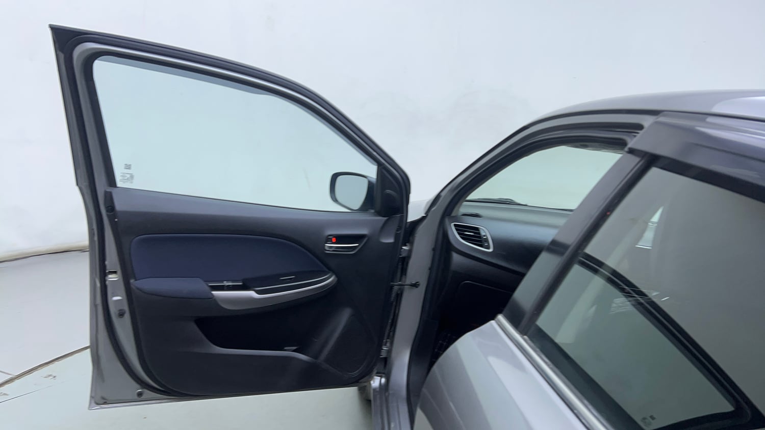 Used 2021 Maruti Suzuki Baleno Zeta Petrol Manual interior LEFT FRONT DOOR OPEN VIEW