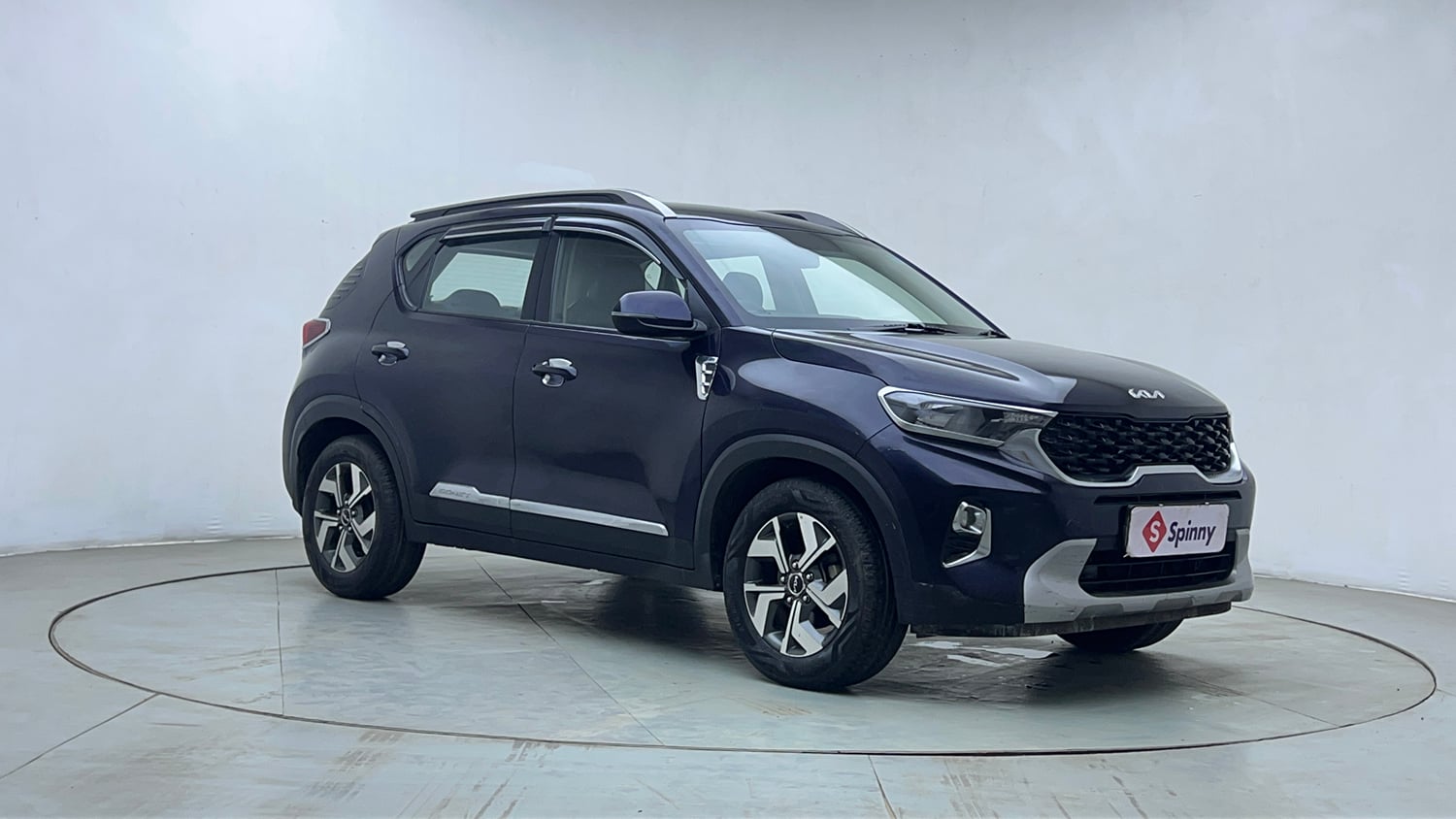 Used 2023 Kia Sonet HTK Plus 1.2 Petrol Manual exterior RIGHT FRONT CORNER VIEW