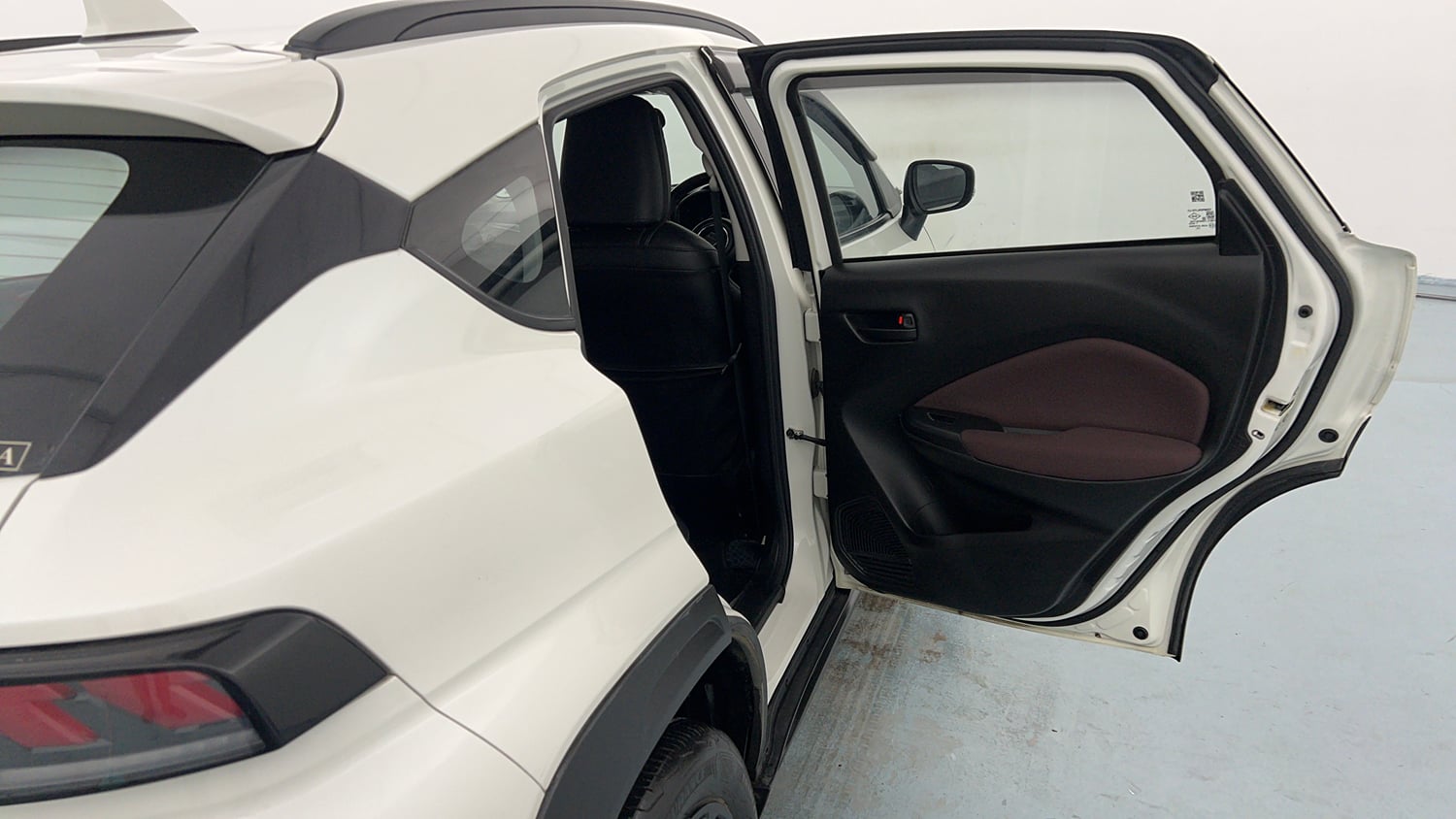 Used 2024 Maruti Suzuki Fronx Delta Plus 1.2L MT Petrol Manual interior RIGHT REAR DOOR OPEN VIEW