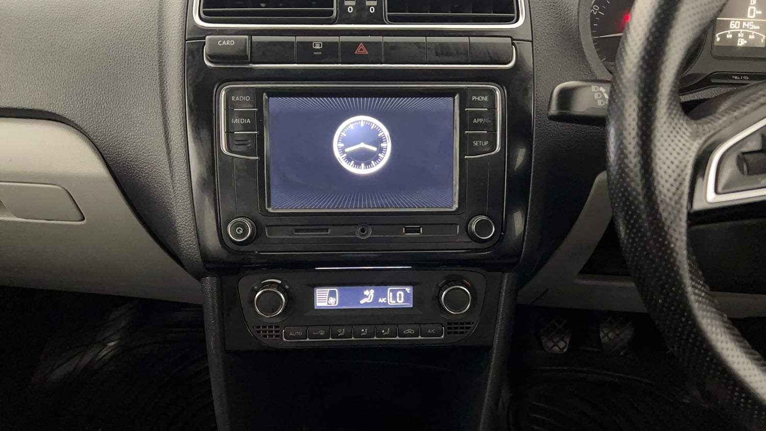 Used 2021 Skoda Rapid Ambition Petrol Manual interior MUSIC SYSTEM & AC CONTROL VIEW