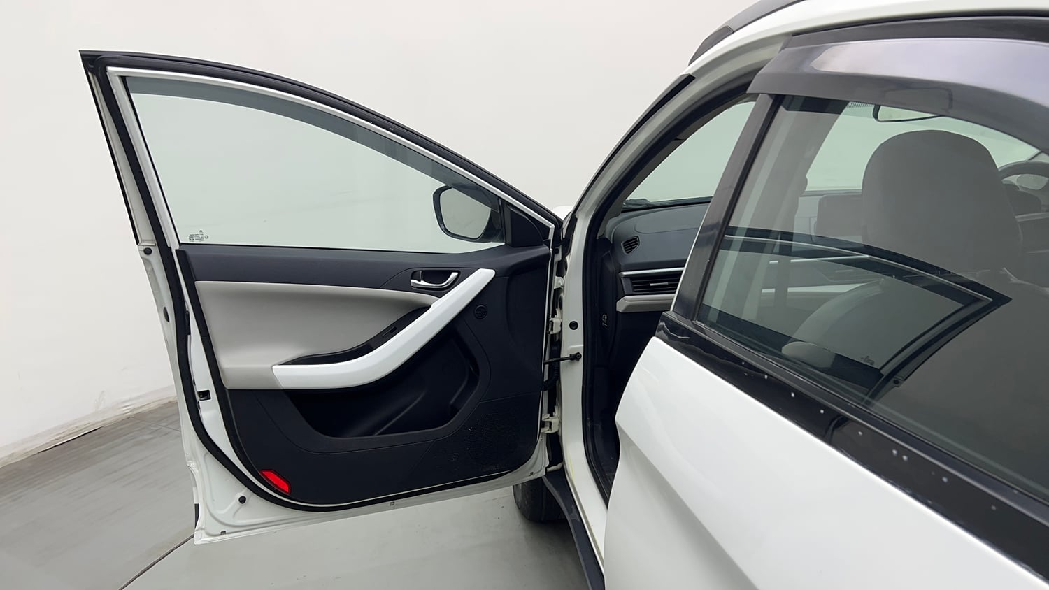 Used 2024 Tata Nexon Creative 1.2 Revotron Petrol 6MT Petrol Manual interior LEFT FRONT DOOR OPEN VIEW