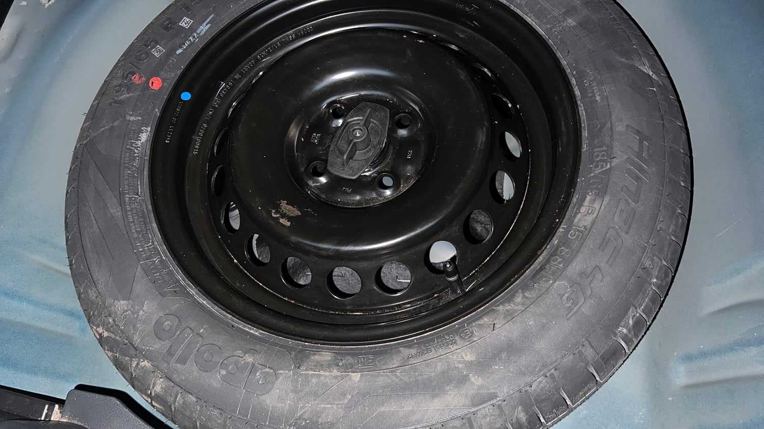 Used 2022 Maruti Suzuki Baleno Delta MT Petrol Manual tyres SPARE TYRE VIEW