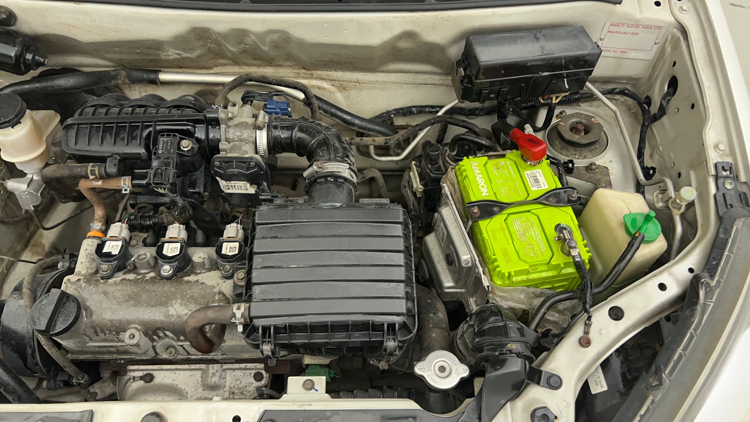 Used 2017 Maruti Suzuki Alto 800 LXi Petrol Manual engine ENGINE LEFT SIDE VIEW