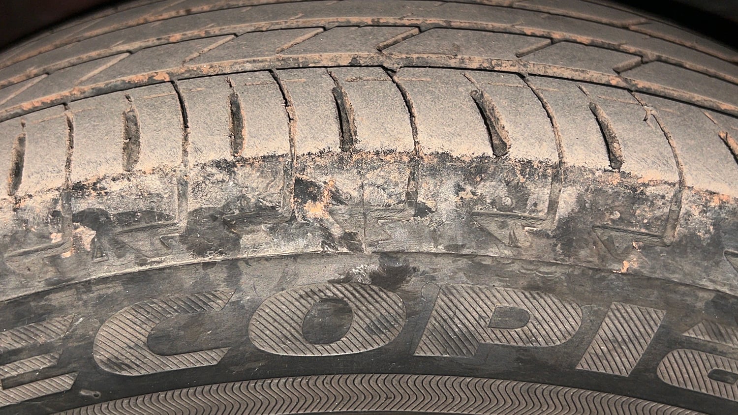 Used 2020 Honda WR-V VX MT Petrol Petrol Manual tyres RIGHT FRONT TYRE TREAD VIEW