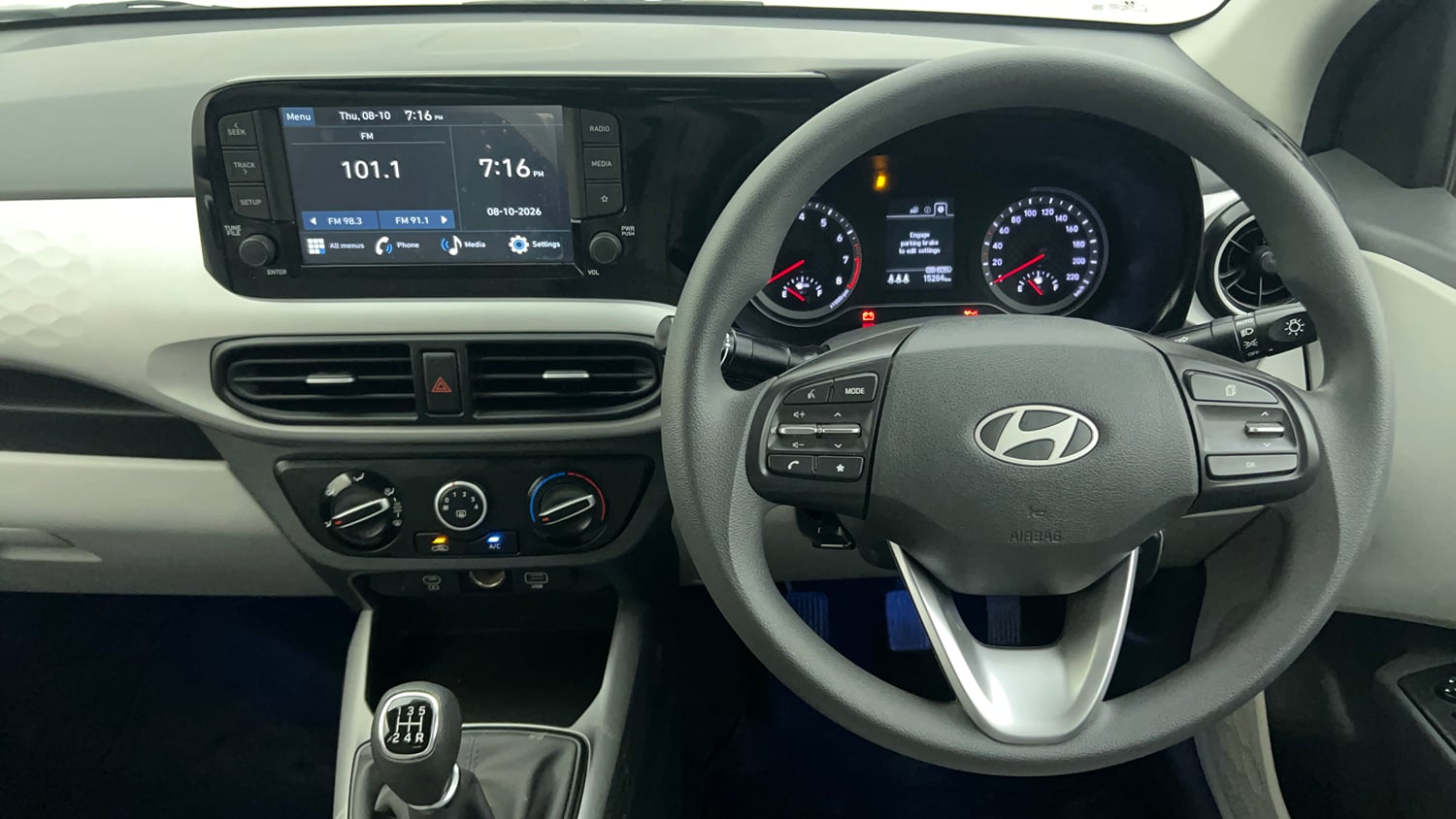 Used 2026 Hyundai Grand i10 Nios Sportz 1.2 Hy-CNG Duo Cng Manual interior STEERING VIEW