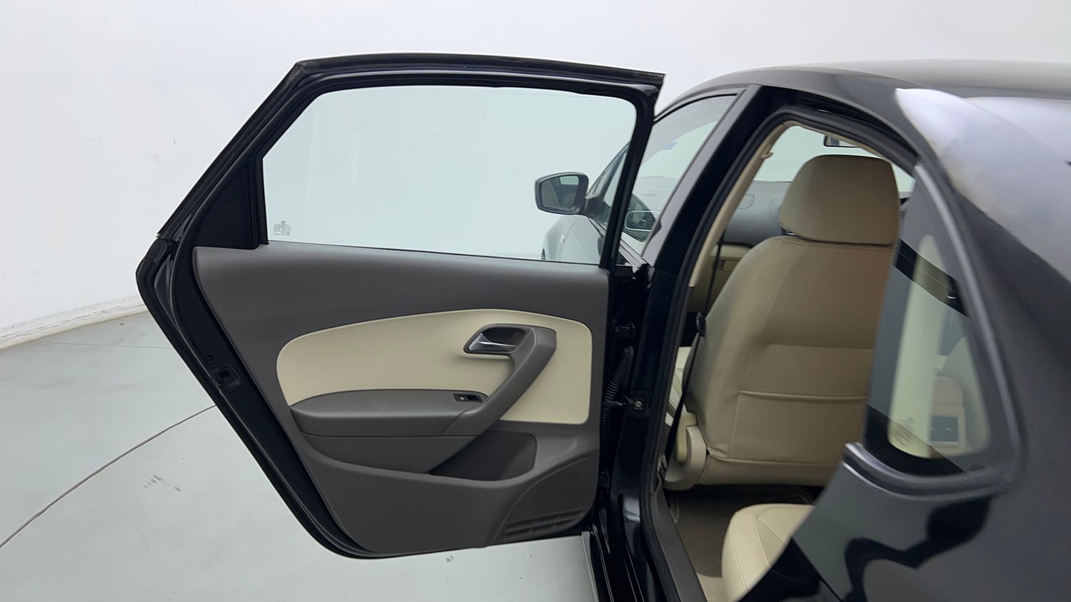 Used 2013 Volkswagen Vento Highline Petrol AT Petrol Automatic interior LEFT REAR DOOR OPEN VIEW