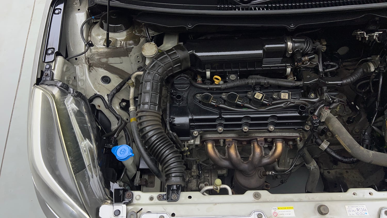 Used 2017 Maruti Suzuki Baleno Alpha 1.2 Petrol Manual engine ENGINE RIGHT SIDE VIEW