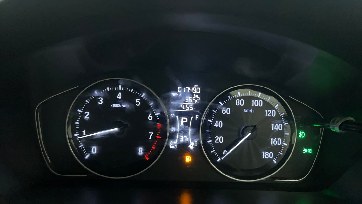 Used 2024 Honda Amaze VX 1.2 Petrol CVT Petrol Automatic interior CLUSTERMETER VIEW