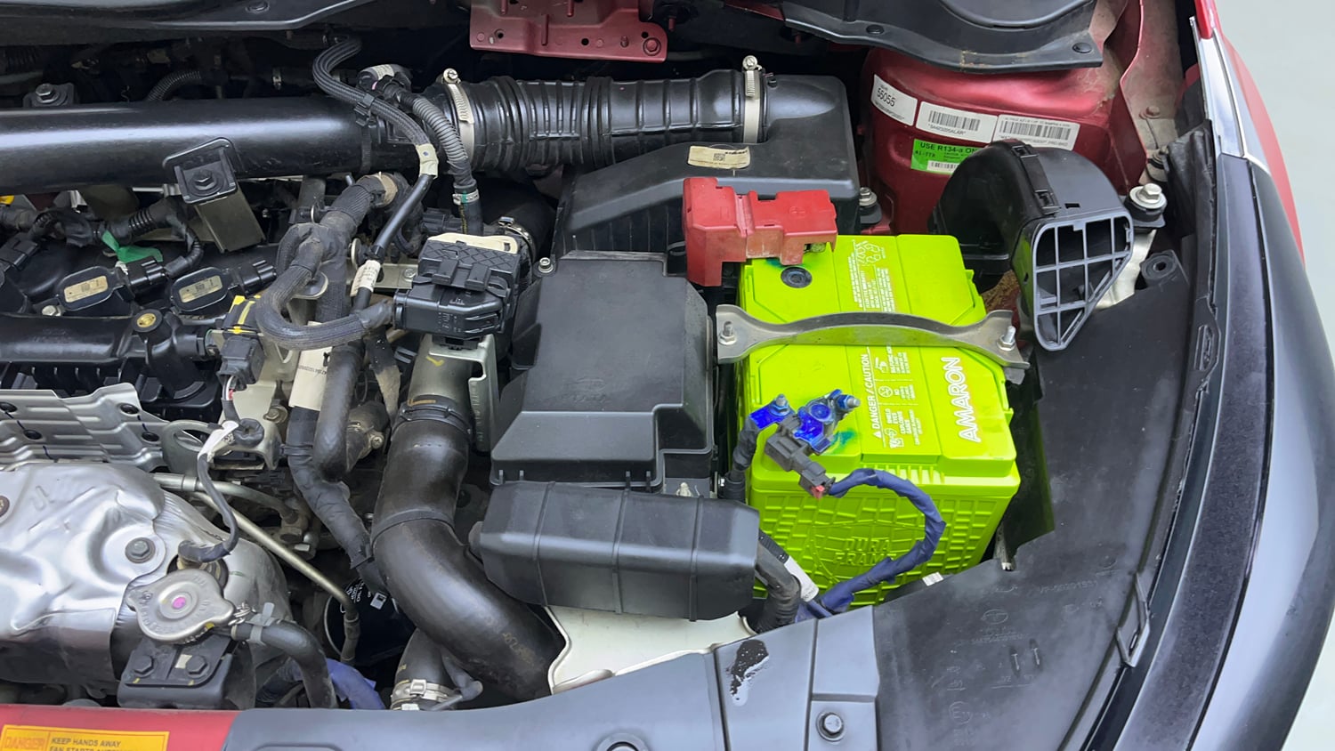 Used 2024 Tata Altroz XZ Plus i-Turbo (S) Petrol Manual engine ENGINE LEFT SIDE VIEW
