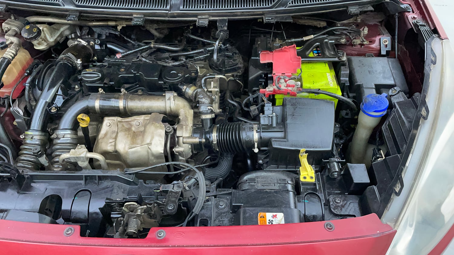 Used 2019 Ford Figo Aspire Titanium Plus 1.5 TDCi Diesel Manual engine ENGINE LEFT SIDE VIEW